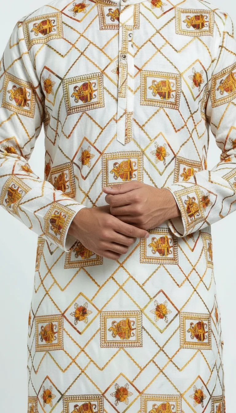 Mens Designer Kurta