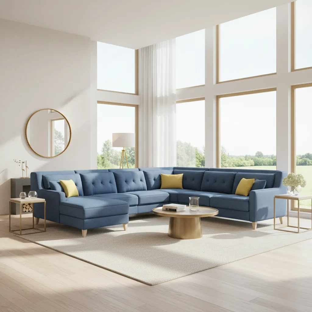 Living room corner sofa