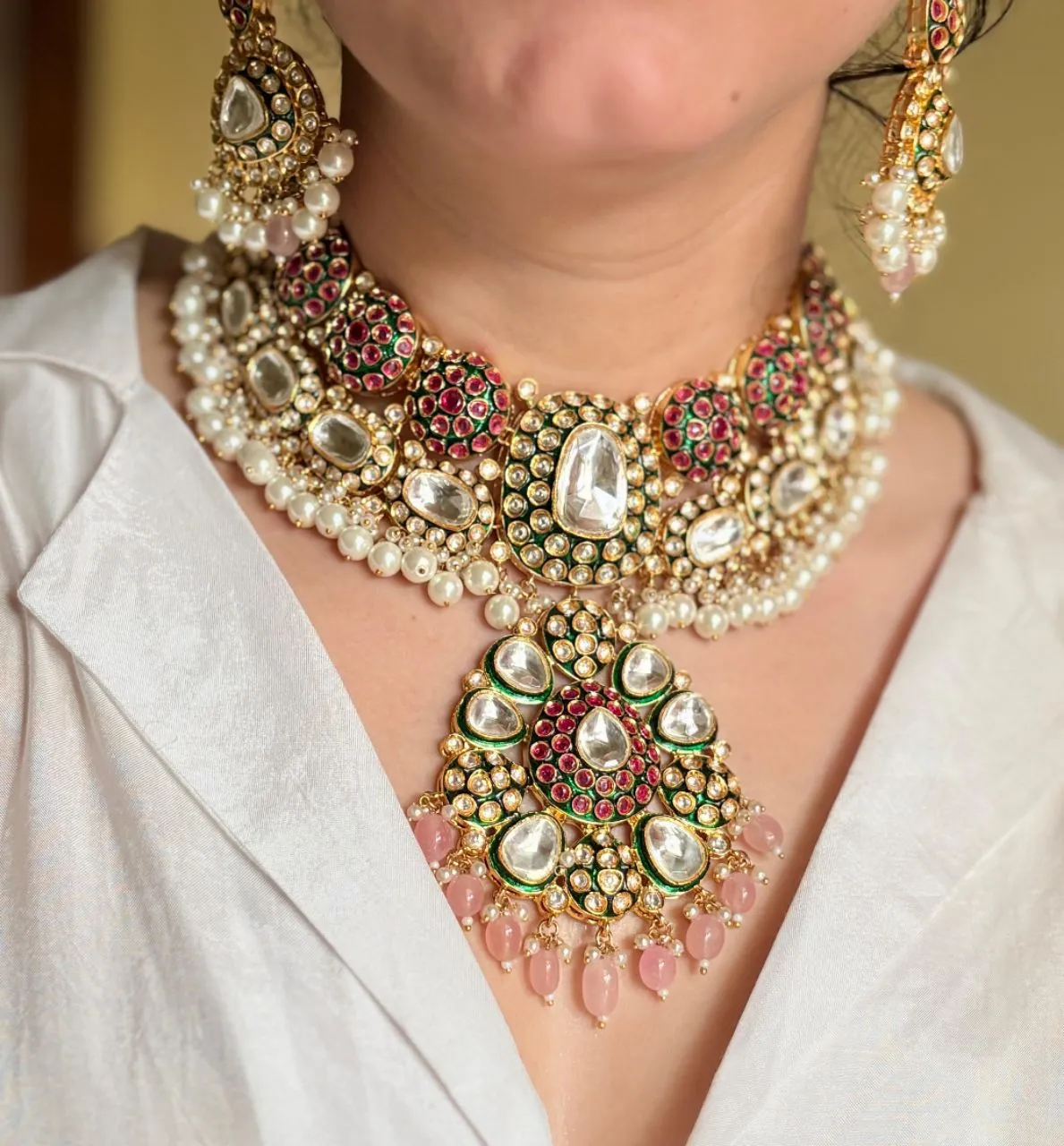 Bridal necklace set