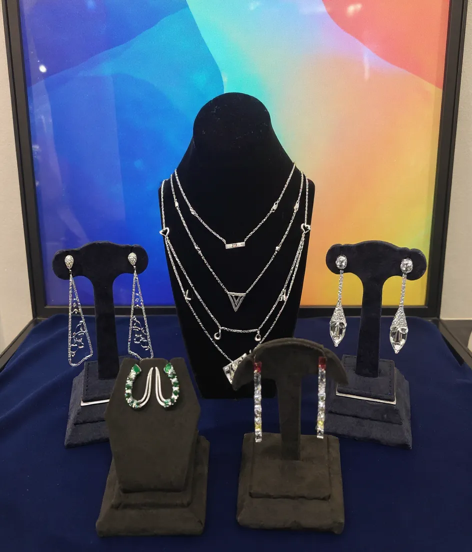 Silver jewelry set