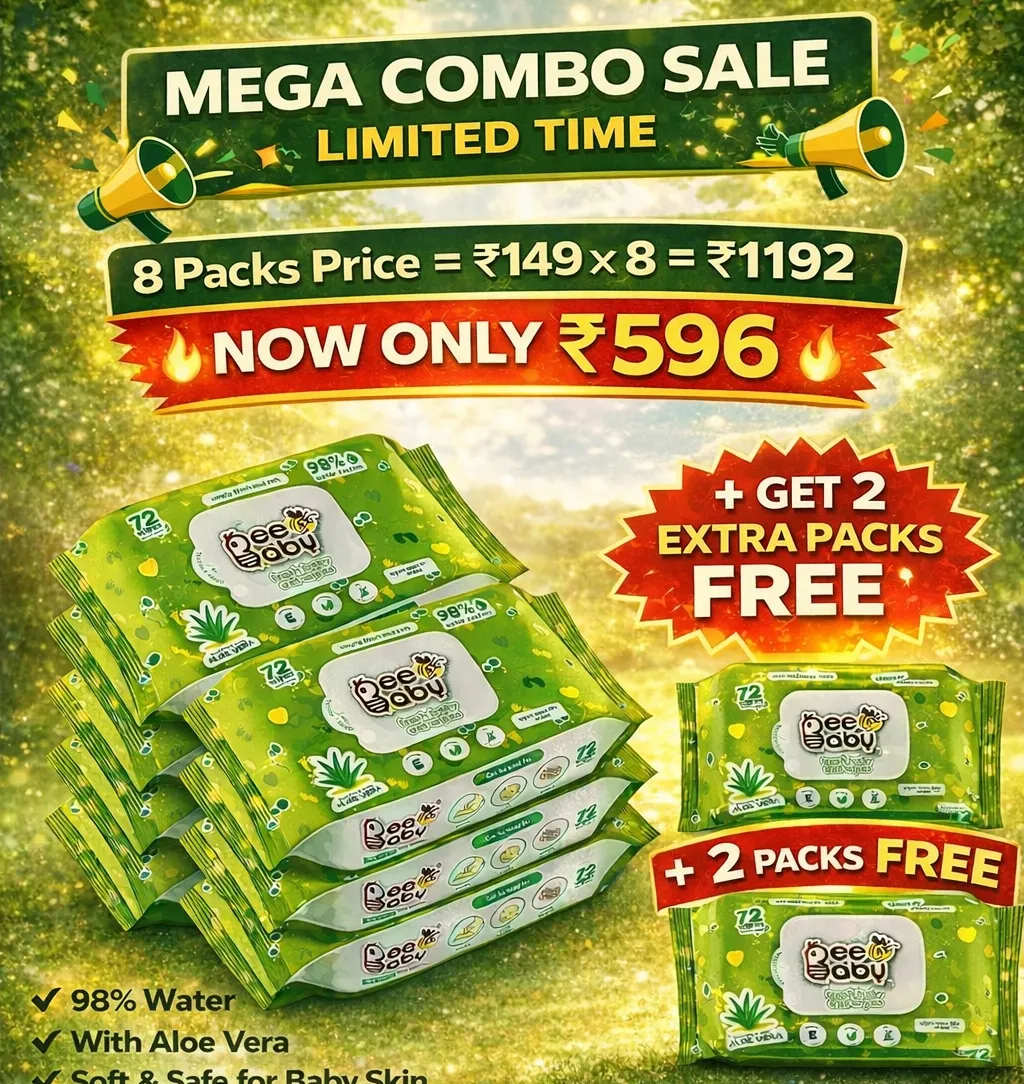 Buy 8 wet wipes and 2 free